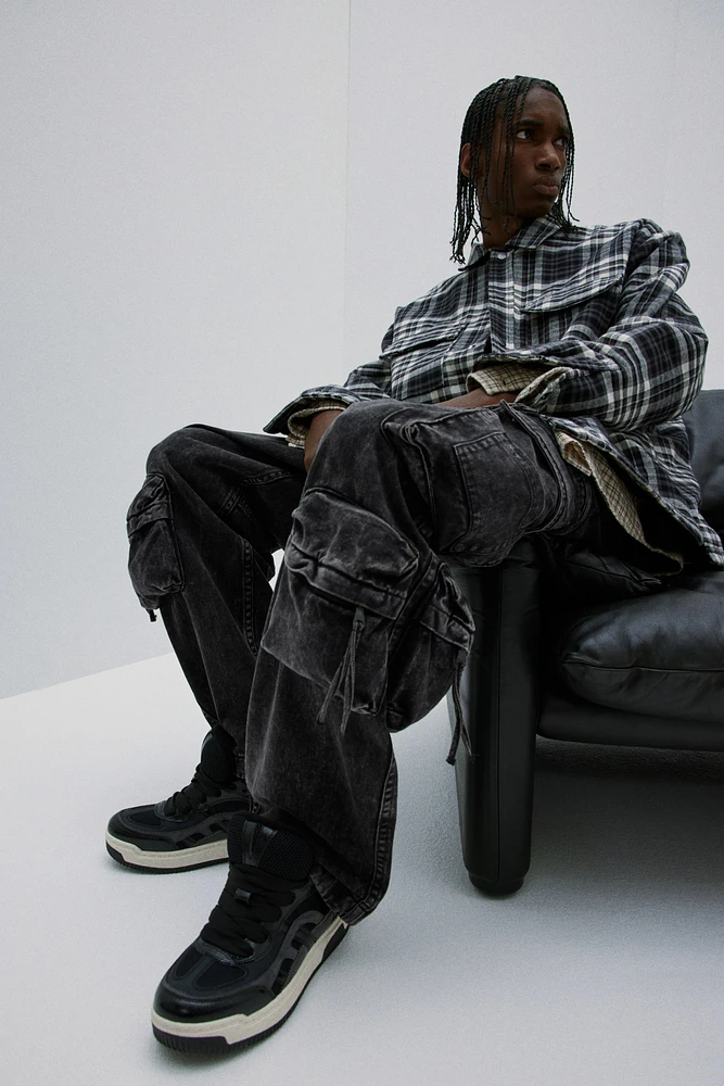 Jean cargo ample