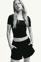 Cotton Pull-On Shorts