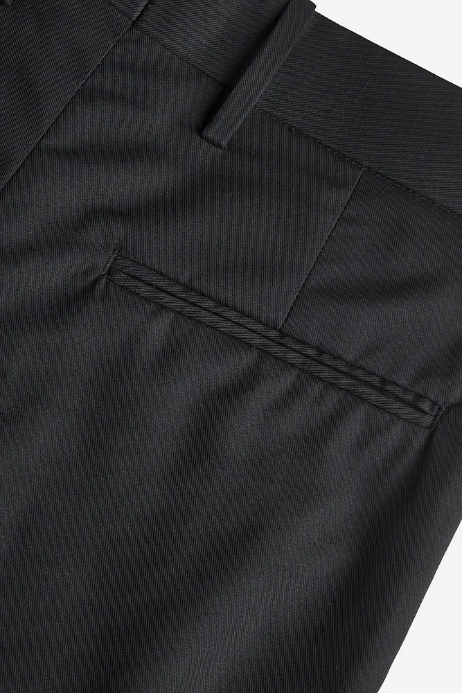 Loose Fit Twill Dress Pants