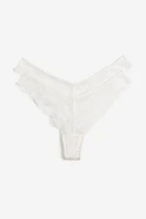 2-pack Lace Brazilian Briefs