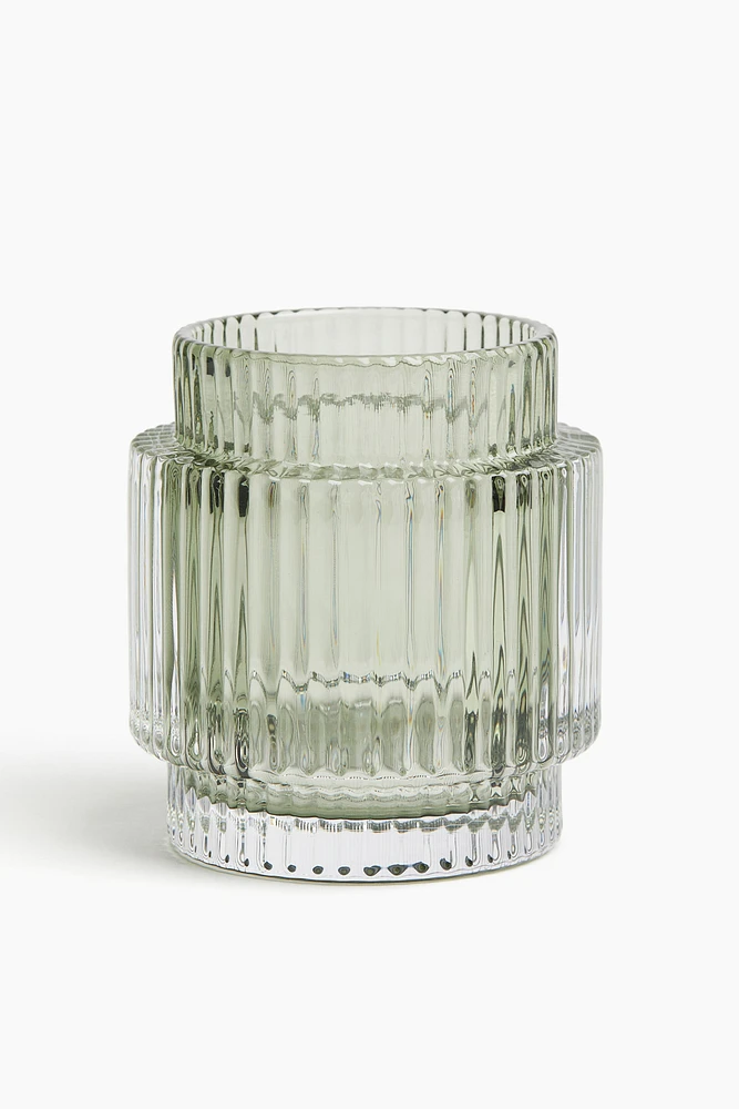 Glass Candle Holder