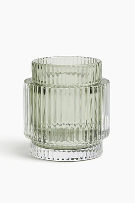 Glass Candle Holder