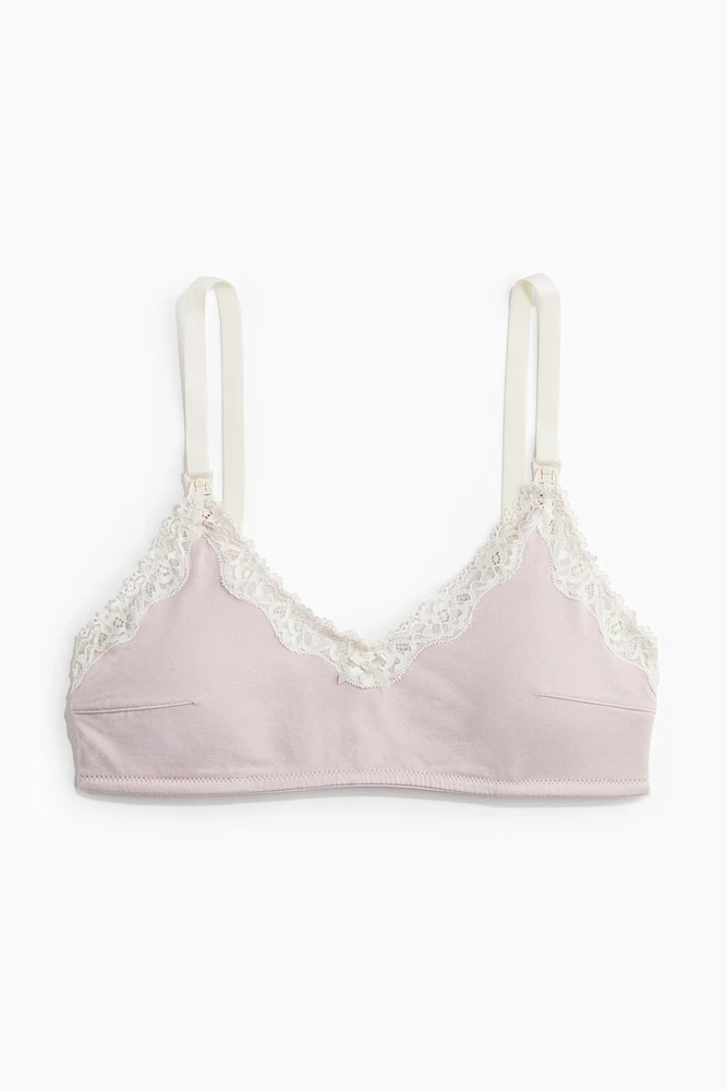 MAMA Padded Cotton Nursing Bra