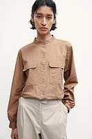 Pocket-Detail Blouse