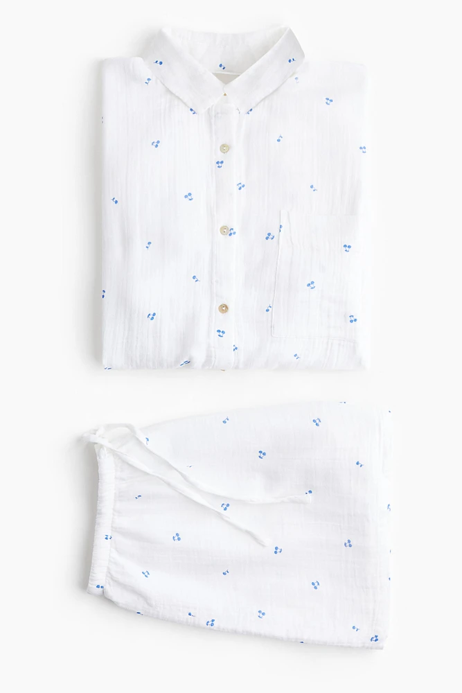 Chemise et short de pyjama