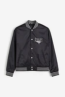 Satin Baseball Jacket