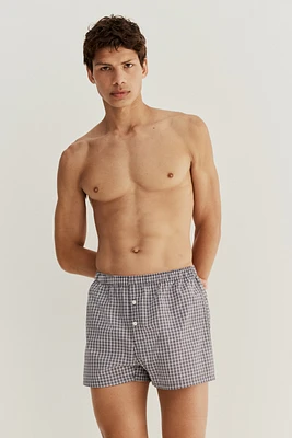 3-pack Woven Cotton Boxer Shorts