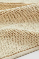 Textured-weave Wool-blend Rug