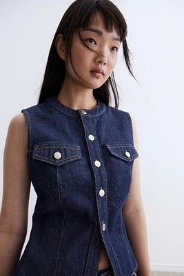 Denim Suit Vest