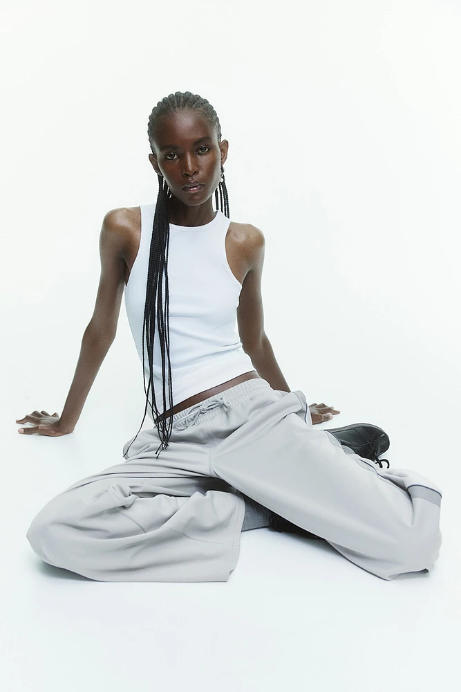 Track Pants with Side Stripes