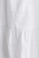 Dress with Eyelet Embroidery