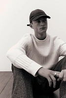 Regular Fit Textured-knit jumper