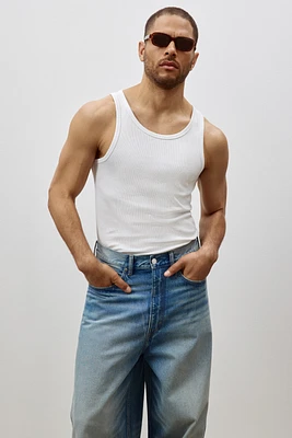 Slim Fit Ribbed Tank Top