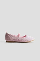 Glittery Ballet Flats