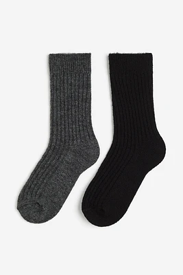 2-pack Wool-blend Socks