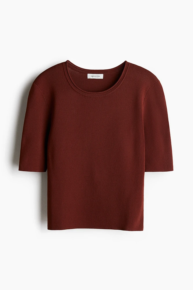 T-shirt en tricot fin