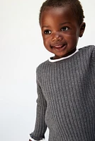 Rib-knit Sweater