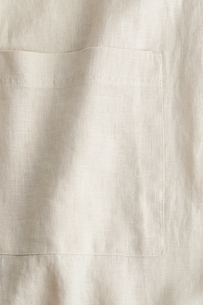Washed Linen Bathrobe