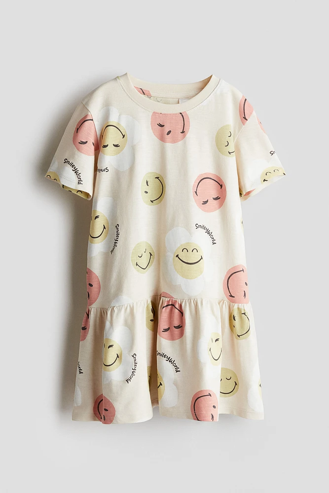 Printed Jersey Dress