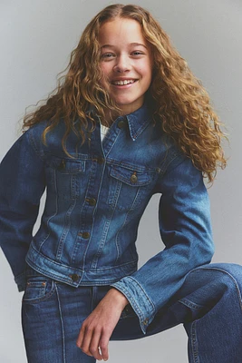 Veste courte en denim