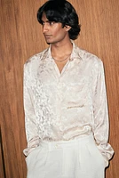 Regular Fit Satin Shirt