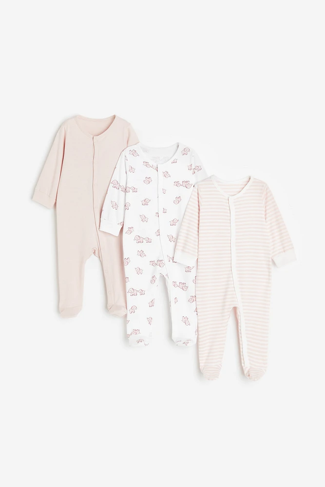 Lot de 3 pyjamas en coton