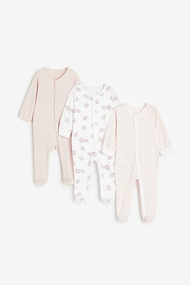 Lot de 3 pyjamas en coton