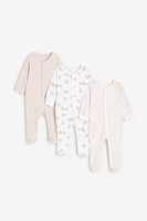 Lot de 3 pyjamas en coton