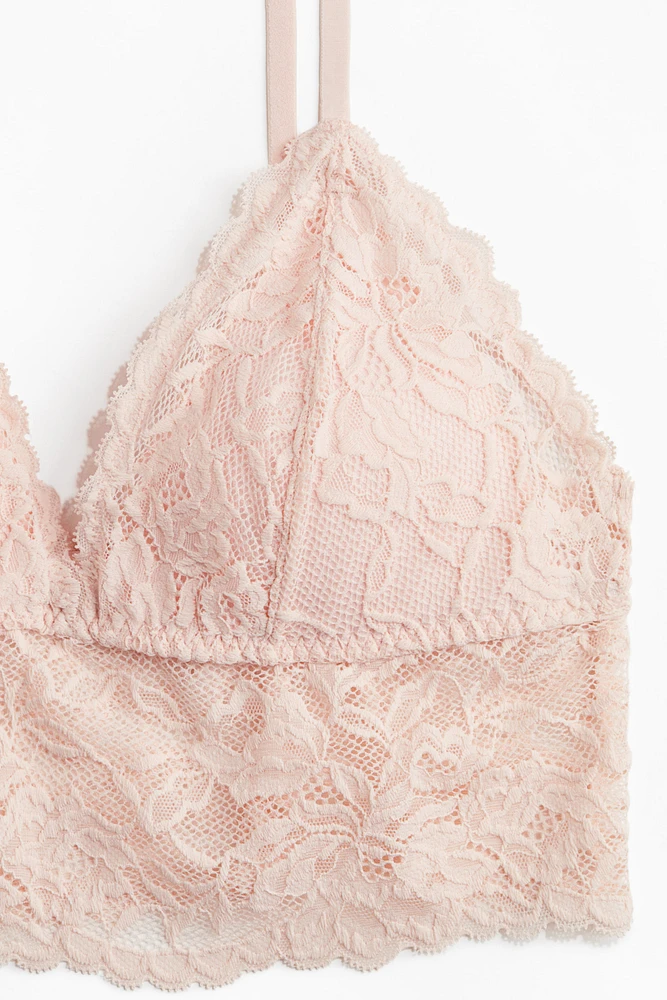 Padded lace bralette