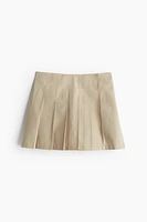 Pleated Skort