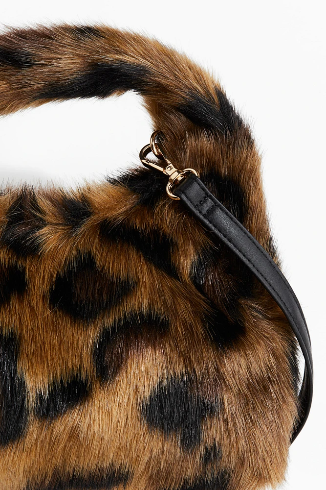 Fluffy crossbody bag