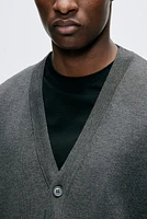 Regular Fit Fine-Knit Cardigan