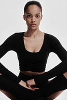 Sports Wrap Top with SoftMove™