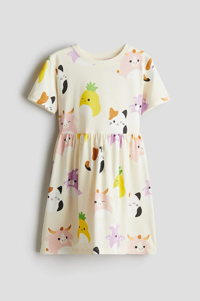 Printed Jersey Dress