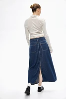 Feather Soft Denim Skirt