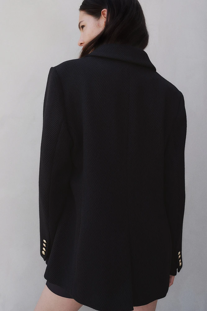 Textured-weave Jacket