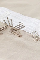 One-pack Long and Wide Linen-Blend Curtain Panel