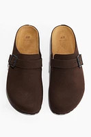 Suede Mules