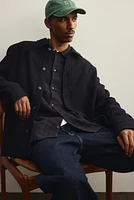 Regular Fit Wool-Blend Overshirt