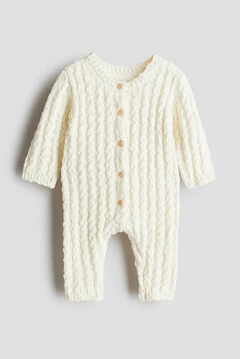 Cotton Bouclé Jumpsuit