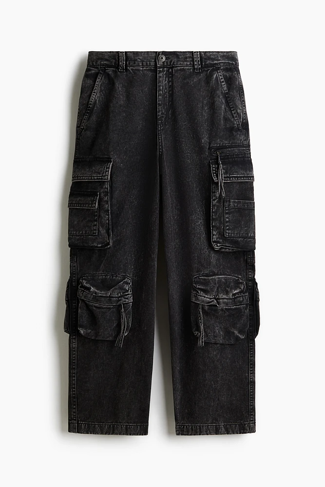 Jean cargo ample