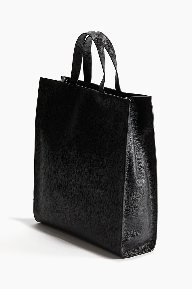 Leather Shopper