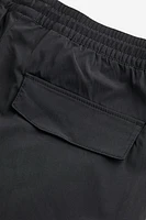 Relaxed Fit Nylon Cargo Pants