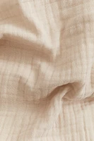 Parure de couette lit simple en mousseline