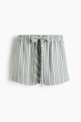 Twill Drawstring Shorts