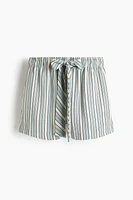 Twill Drawstring Shorts