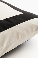 Housse de coussin en satin de coton