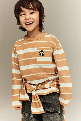 Long-Sleeved Cotton T-shirt