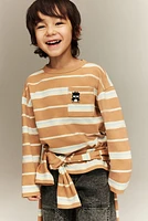 Long-Sleeved Cotton T-shirt