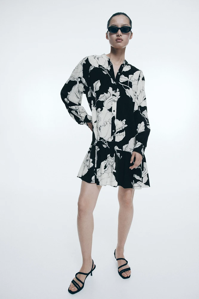 Patterned Viscose Dress